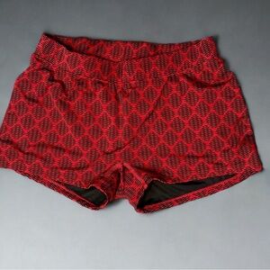 3/$20 Augusta Sportswear red and Black Patterned Athletic Shorts